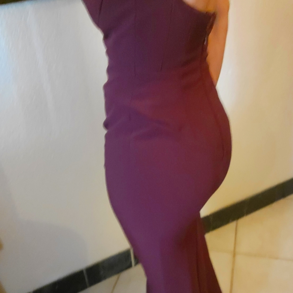Topshop dress in burgundy